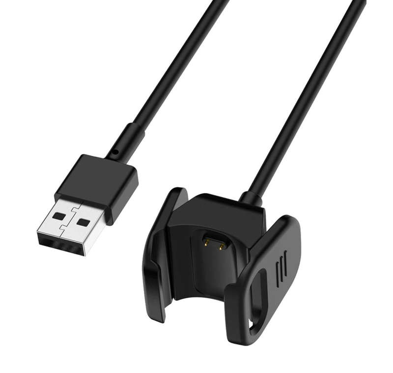 Replacement USB Charger Cable - Fitbit Charge 3 & 4 - Black