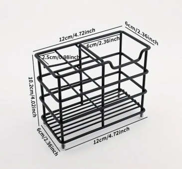 Stainless Steel Bathroom Toothbrush Holder, Toothpaste Holder Stand, Bathroom Accessories Organizer