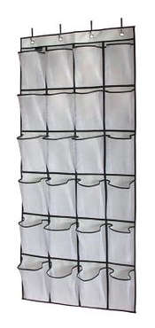Shoe Organiser - 24 Large Mesh Pockets