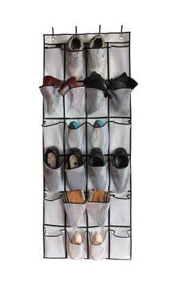Shoe Organiser - 24 Large Mesh Pockets