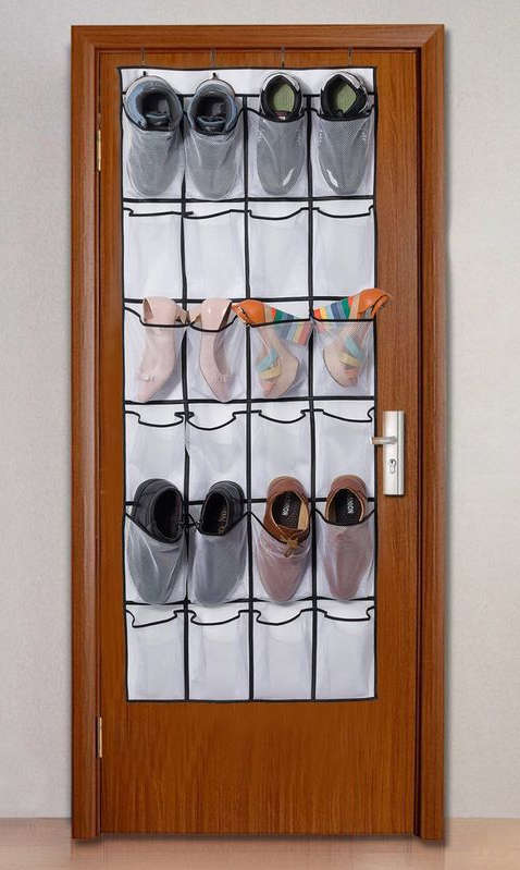 Shoe Organiser - 24 Large Mesh Pockets