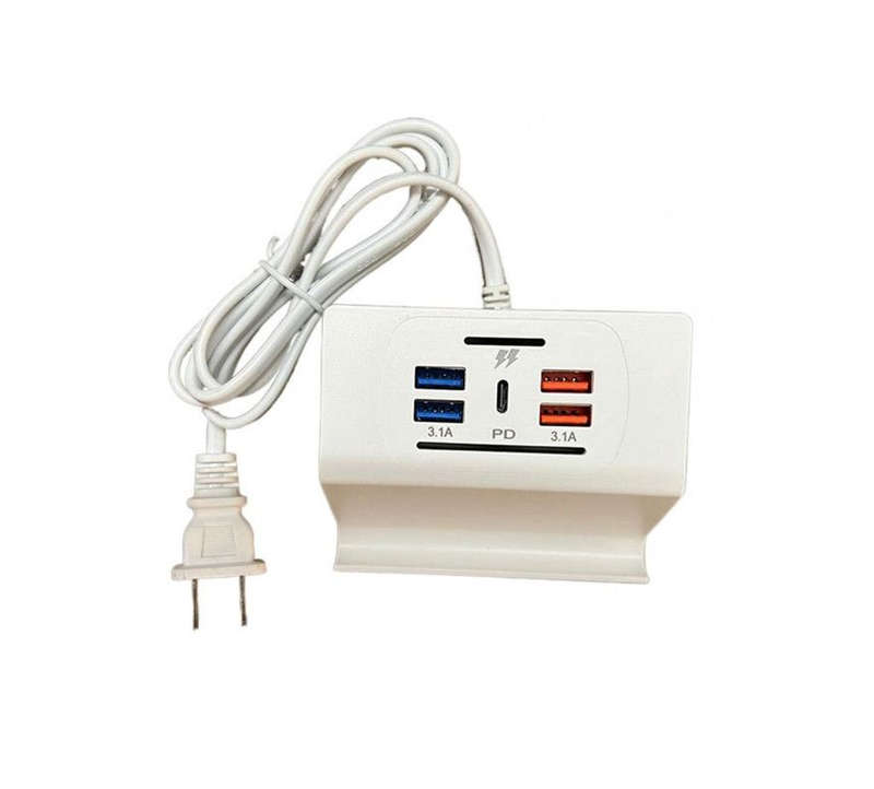 5Port 3.1Amp USB 3.0 + PD Power Socket Hub