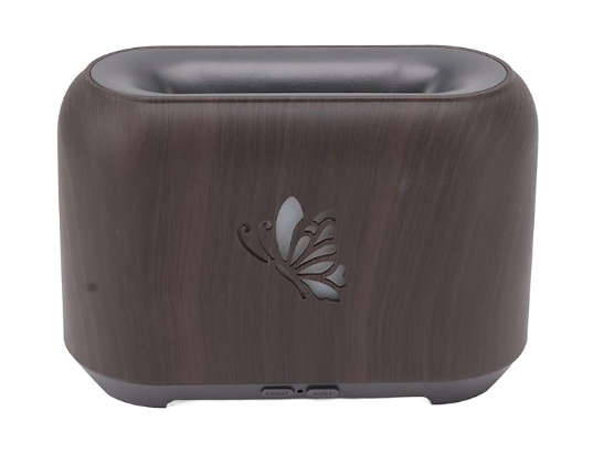 Wood Grain Humidifier, Flame Diffuser Humidifier Relieve Fatigue 150ml Silent Operation for Bedro...