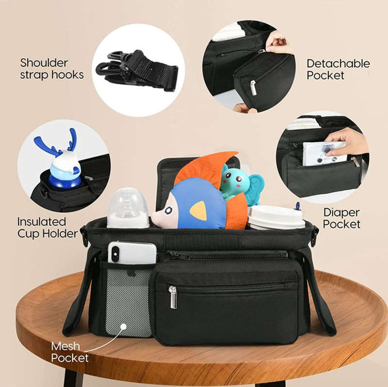 Junior Fx Baby Stroller Black Organiser