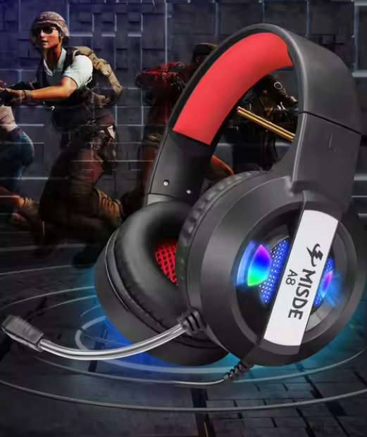 MISDE A8 Gaming Headset With 7.1 Surround Sound Stereo Headphones