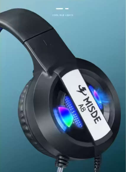 MISDE A8 Gaming Headset With 7.1 Surround Sound Stereo Headphones