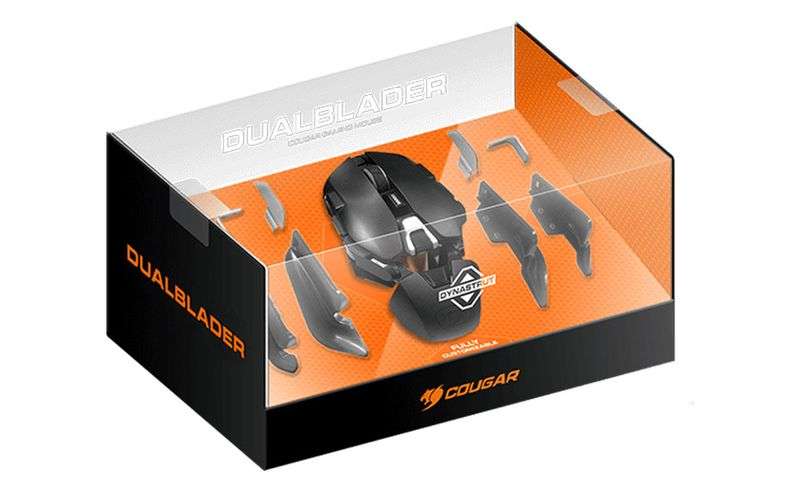 Cougar DUALBLADER Fully Customizable 16000 DPI Optical Gaming Mouse / Evolutionary DYNASTRUT Desi...