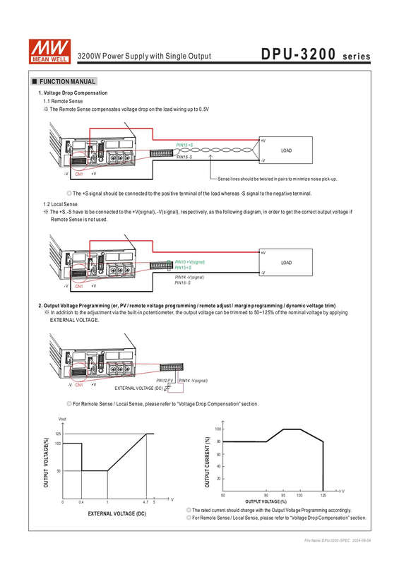 MEAN WELL DPU-3200-48 AC DC Switching PowerSupply 3200w