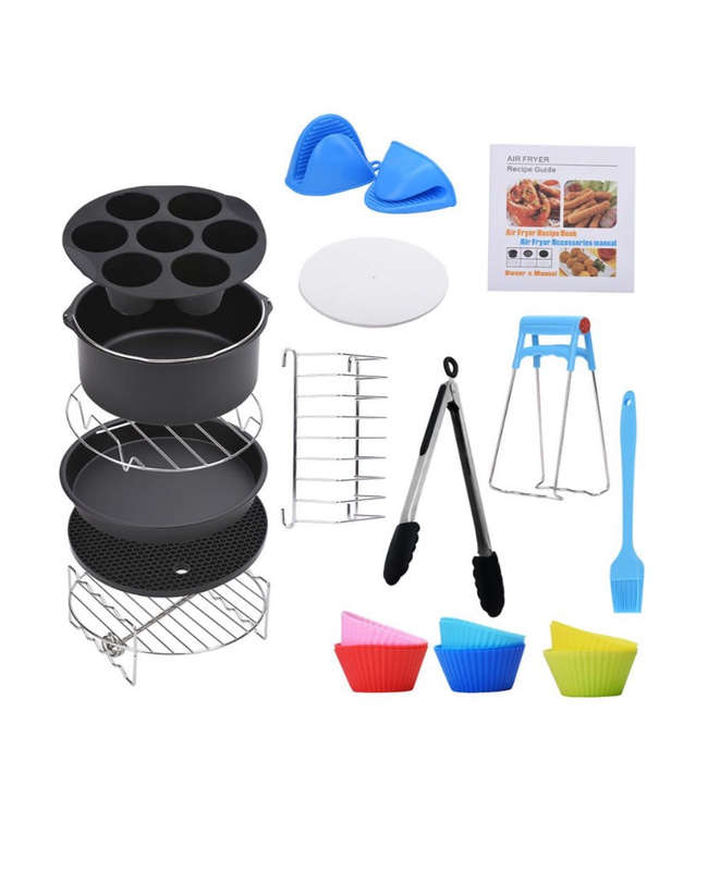 Maisonware Universal Air Fryer Accessories Set  125 pieces