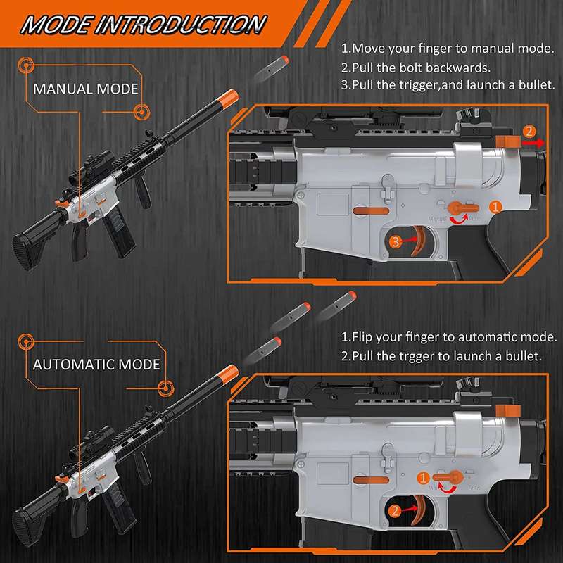 Nerfty M416 Dart Gun Blaster Kit Bundle