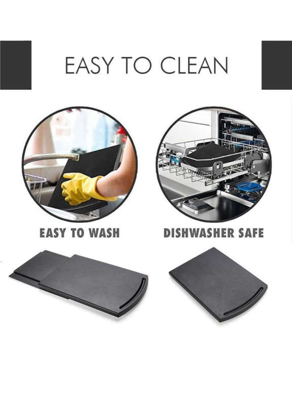 Maisonware Kitchen Appliance Sliding Tray Mat Caddy - 2 Pack