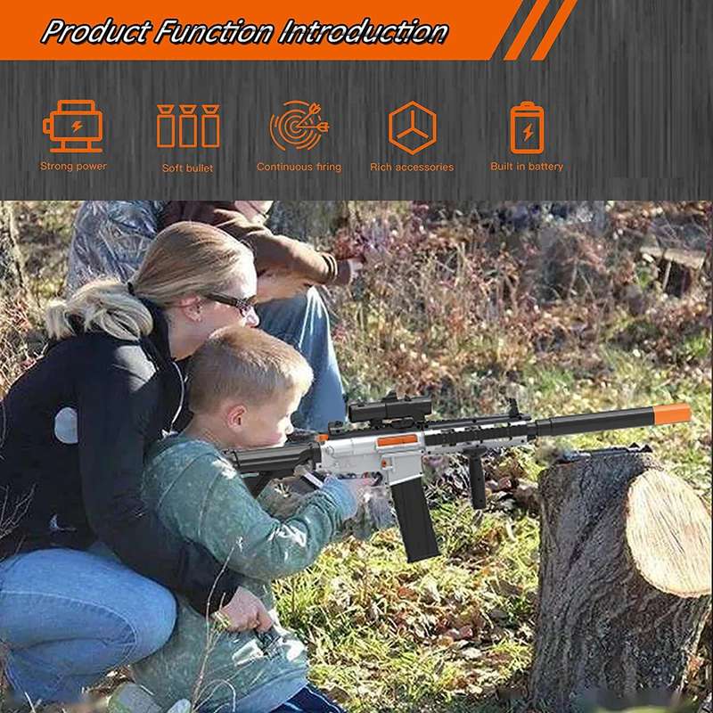 Nerfty M416 Dart Gun Blaster Kit Bundle