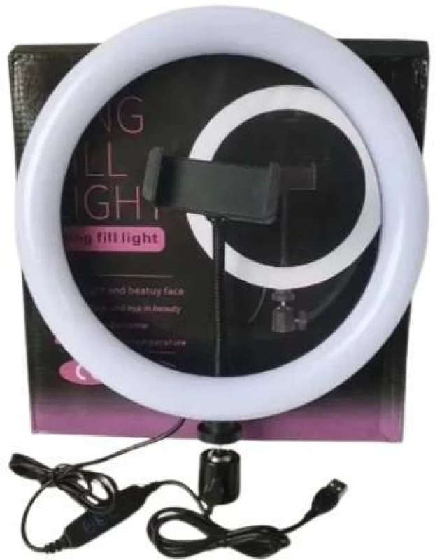 Fill N24-11-1 3-Colour Ring Light 10* LED Ring Light  (White, Pack of 1)