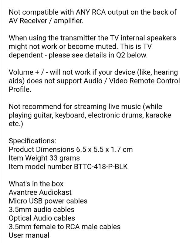 Audikast Plus Wireless Bluetooth Audio Transmitter
