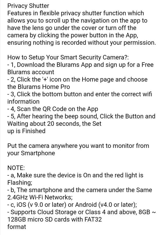 Blurams Camera
