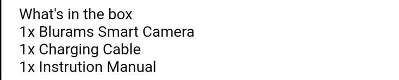 Blurams Camera