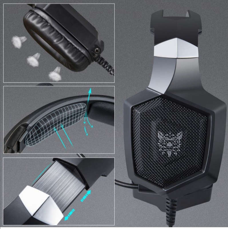 Onikuma K8 Gaming Headphones Camo Green Only