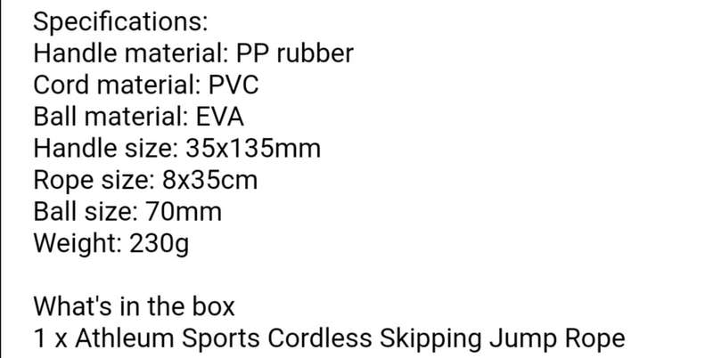 Cordless Skipping Rope
