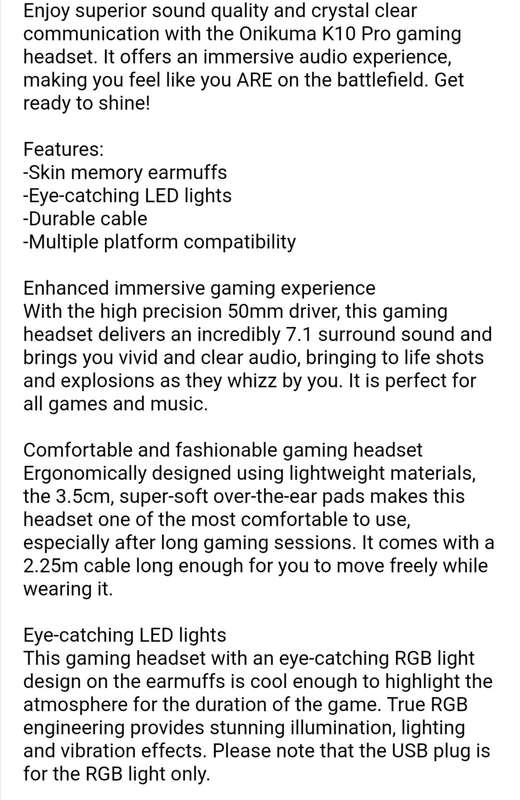K10 Pro Headphones With Mic