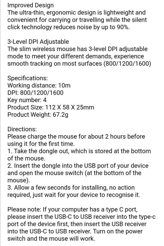 Ntech Wireless Mouse