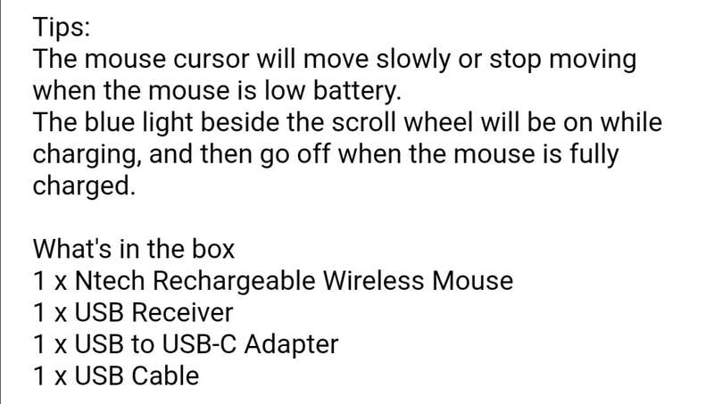 Ntech Wireless Mouse