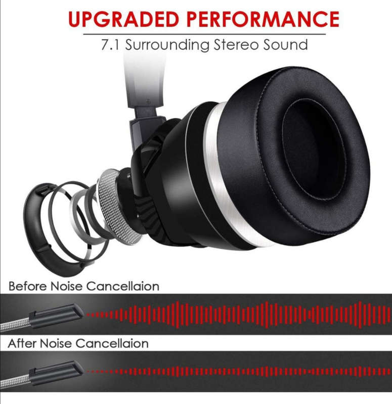K6 Gaming Headphones With Mic