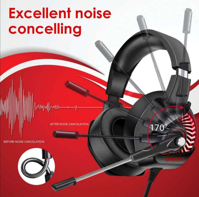 K6 Gaming Headphones With Mic