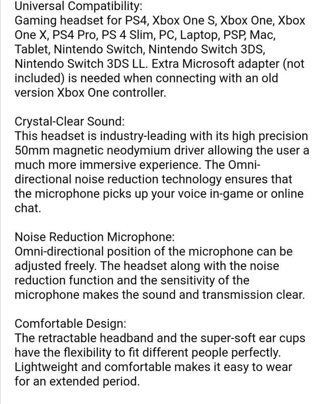 K6 Gaming Headphones With Mic