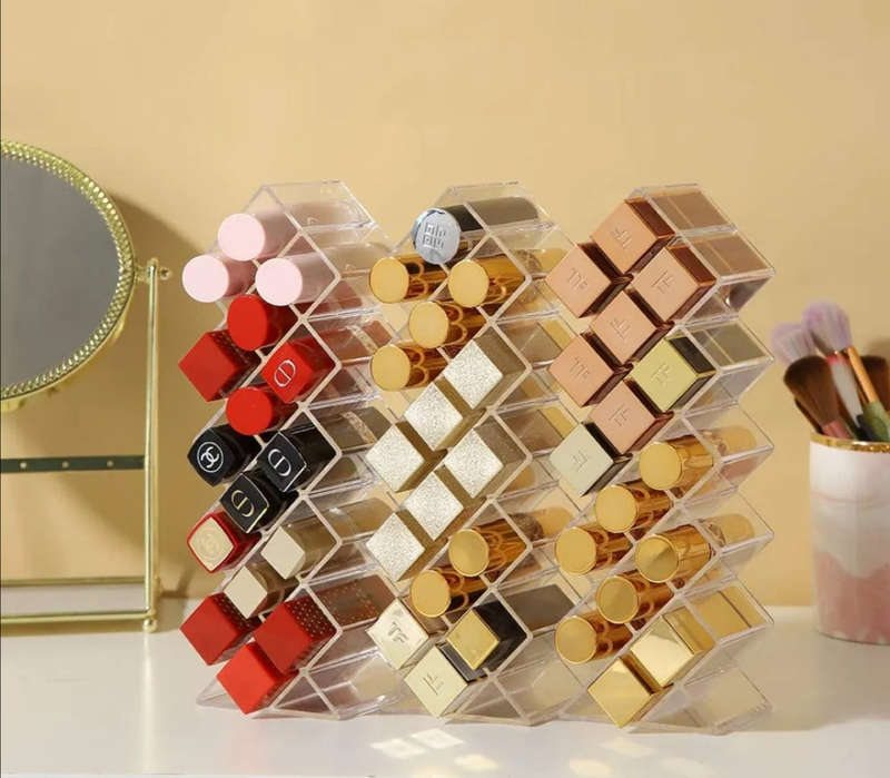 Clear Acrylic Makeup Display - Sold Individually
