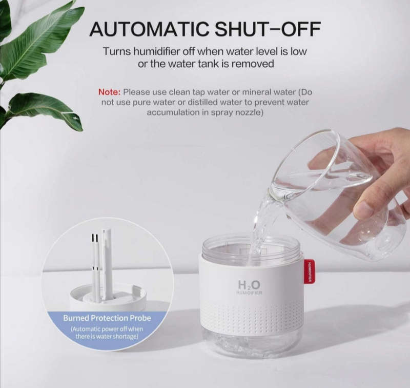 Mini USB Powered Cold Mist Humidifier
