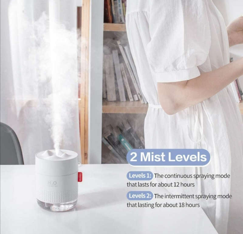 Mini USB Powered Cold Mist Humidifier