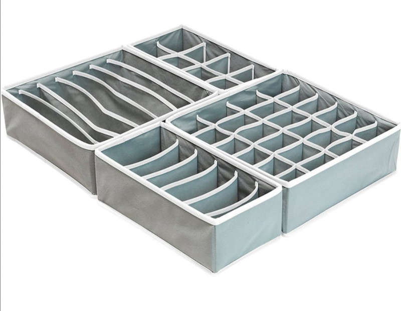 Underwear Drawer Organizer (Set of 4)  Cream