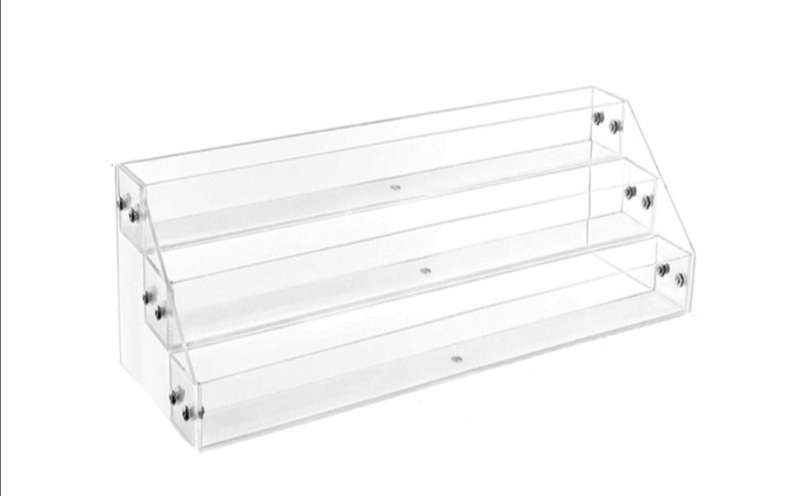 3 Tier Clear Acyrlic Nail Polish Display Rack