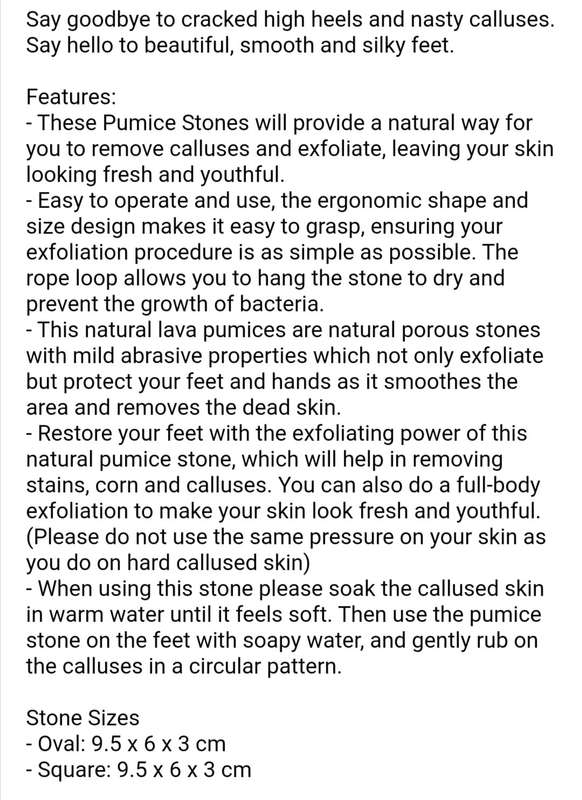 Natural Pumice Exfoliating Stone