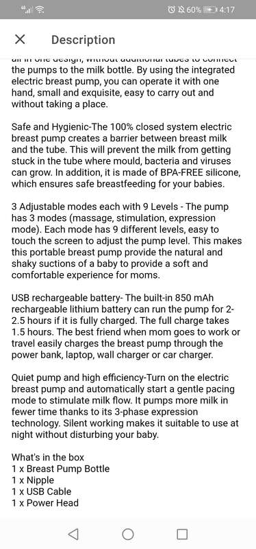 Electric Breast Pump