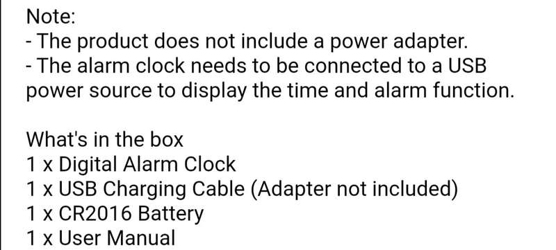 7'' LED Electronic Mirror Alarm Clock (Slight Scratches-Open Box Unit) Price marked down