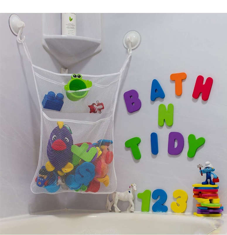 Playful Panda Bath Foam Toys and Mesh Bag Set