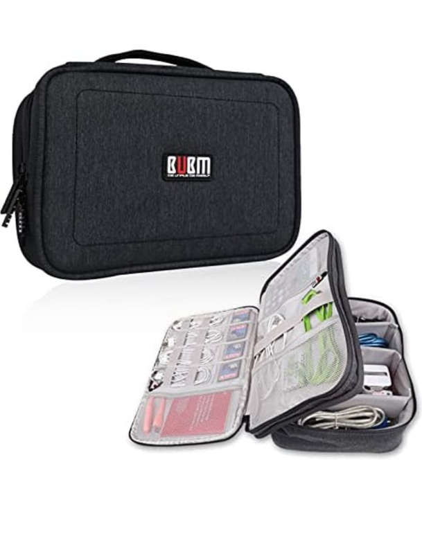 Bubm 12 Large Double Layer Waterproof Case