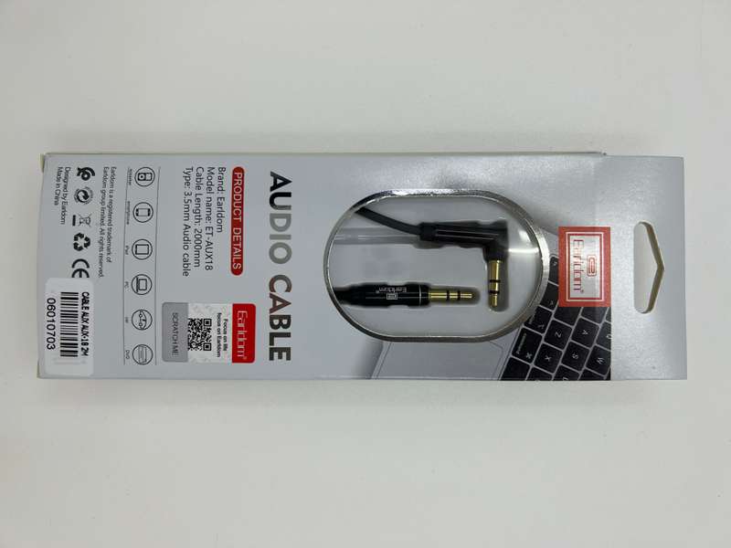2M Earldom Aux Cable 90 Head
