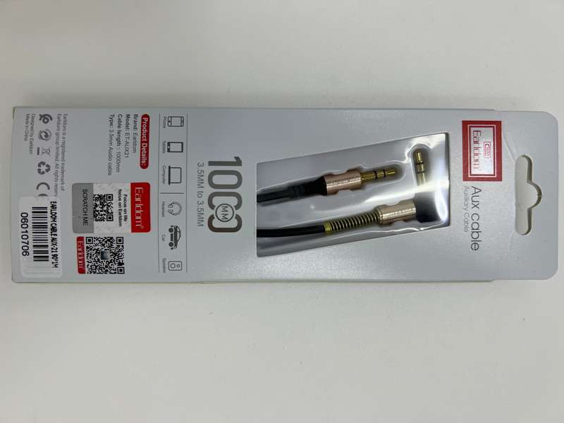 1m Aux Cable 90 Head