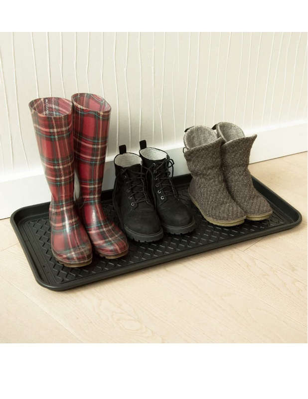 Maisonware Indoor or Outdoor Waterproof Shoe Drip Tray - Set of 3