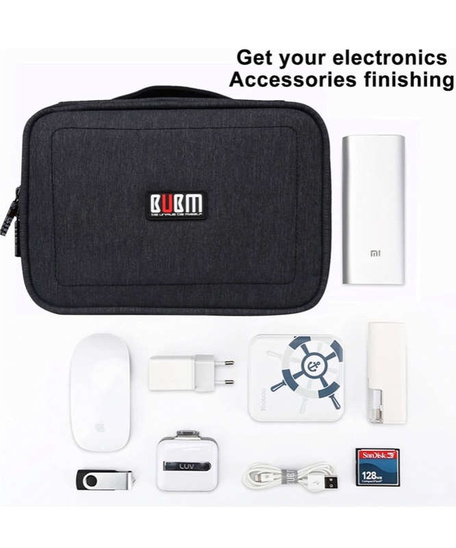 Bubm 12 Large Double Layer Waterproof Case