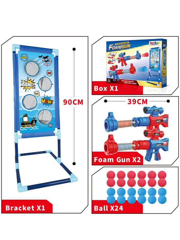 Playful Panda Shooting Target Game Toy for Children