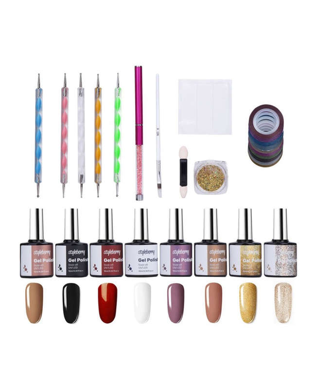Styleberry Nail Art Gel Polish Set  Leopard Collection