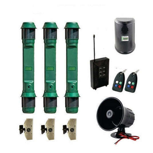 Roboguard Outdoor Beam Deluxe Kit 3 (Rent2Buy Also Available) - Green