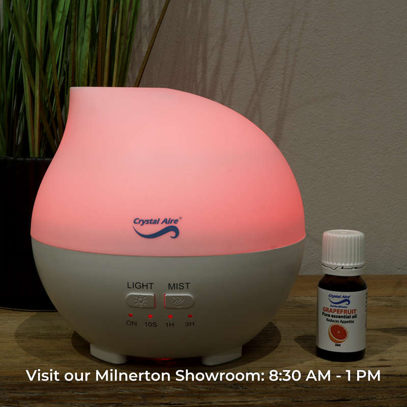 Crystal Aire Rain Drop Ultrasonic Aroma Diffuser for Babies & Adults
