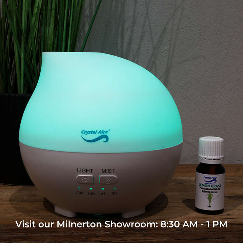 Crystal Aire Rain Drop Ultrasonic Aroma Diffuser for Babies & Adults