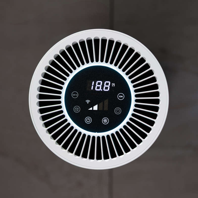Crystal Air Turbo HEPA LED Air Purifier - Wifi Control & 5 Step Filtration
