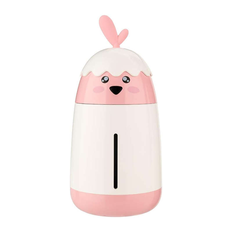 Pink and White Super-Quiet Cute Chicken USB Humidifier - w/ 2 Settings