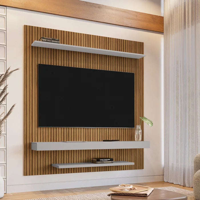 Leme Panel With 2 Shelves